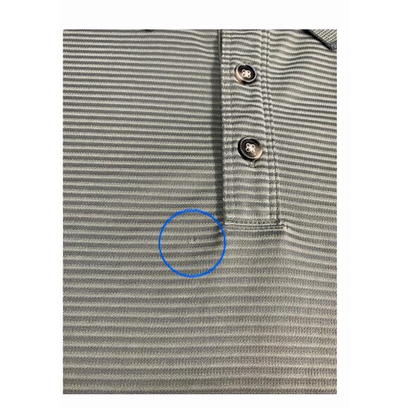 Tommy Bahama Men's Polo‎ Shirt Adult Extra Large  Striped Green - Picture 8 of 8